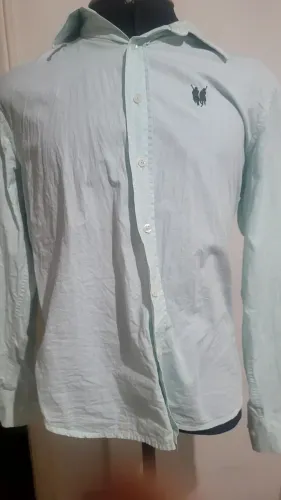 Camisa verde Polo masculina 