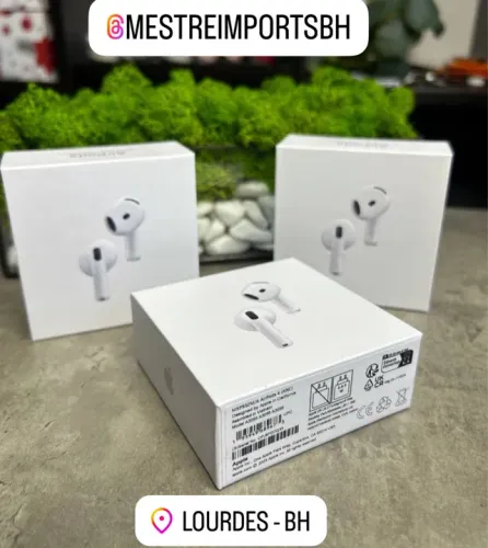 AirPods 4 com Cancelamento de Ruído (Novos) (Loja física)