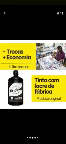 Kit 4 litros Compatível Com Impressora Epson Econtank L3250