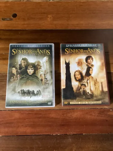 Senhor Dos Anéis - Lote c/ 2 DVDS
