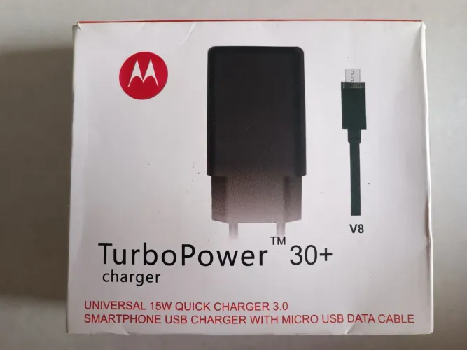 Carregador TurboPower V8, 30+ Motorola 15W