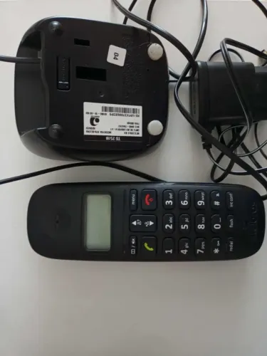Telefone sem fio com identificador de chamadas TS 2510 ID Preto Intelbras