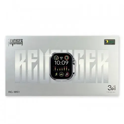 Relógio Smartwatch W61 Ultra 3 Pulseira Lançamento Revenger