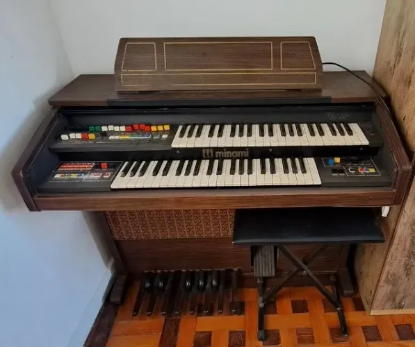 Órgão Minami MD 7000 Série Ouro - Excelente Estado