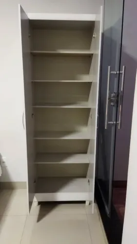 Sapateira Multiuso 2 Portas com Prateleiras Removíveis - Entrega e Monta