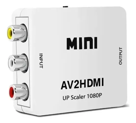 Conversor Entrada Av Ps2 Rca Para Saída Hdmi Smartv 1080p