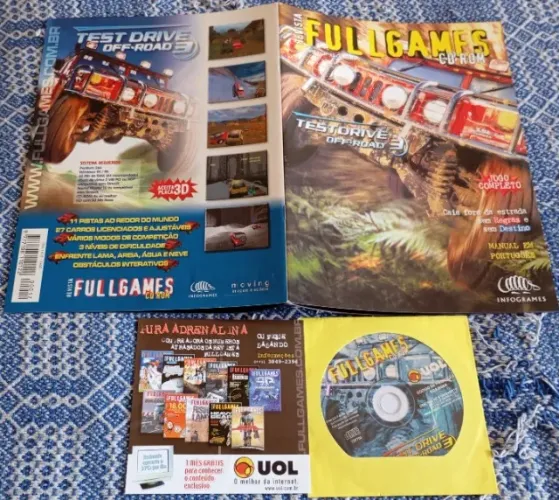 Revista Fullgames Ano 2 No 12 + Jogo Test Drive Off Road 3