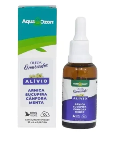 Óleo Ozonizado Alívio - Arnica, Sucupira, Cânfora e Menta