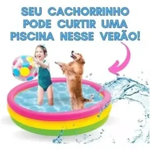 Piscina Infantil Por do Sol 56L Garantia e muita diversão para as crianças, Entregamos!