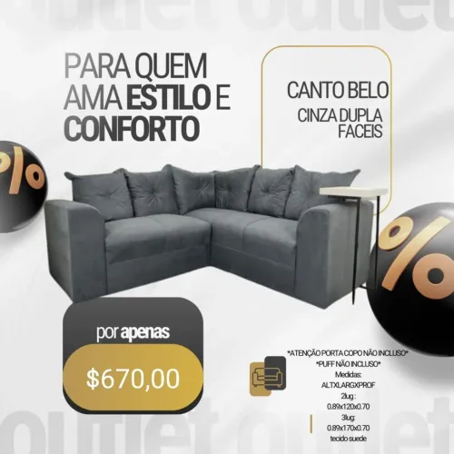 Sofá canto belo