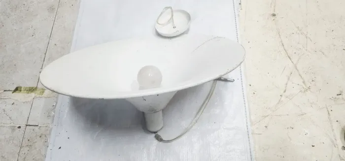Kit 2 luminária pendente de teto (estilo meia-lua ou cúpula ampla)
