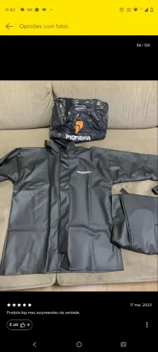 Capa de chuva para motoqueiro