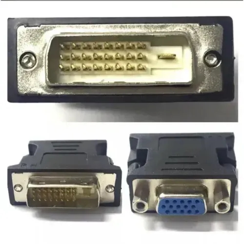 Adaptador dvi d para vga femea