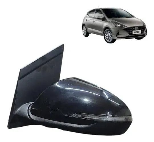 Retrovisor Eletrico Hyundai Hb20 C Pisca 2019-2023 Esquerdo