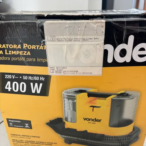 Extratora Portátil P/ Limpeza Estofados ELV 1500 220V Vonder