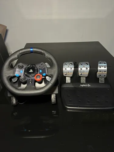 Kit completo Volante G29 com pedais + Suporte EXR-XT