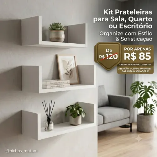 Kit Prateleiras 