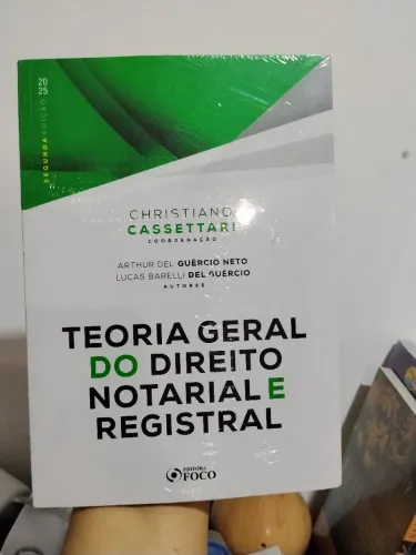 Livro (Lacrado) Teoria Geral do Direito Notarial e Registral