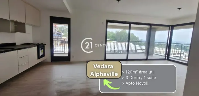 Apartamento com 3 dormitórios para alugar, 120 m² por R$ 9.702,00/mês - Centro Comercial J