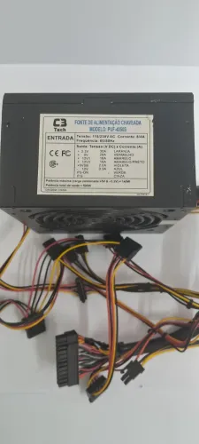 Fonte Gamer/Escritório ATX 500W Real C3 Tech - Funcionando 100%