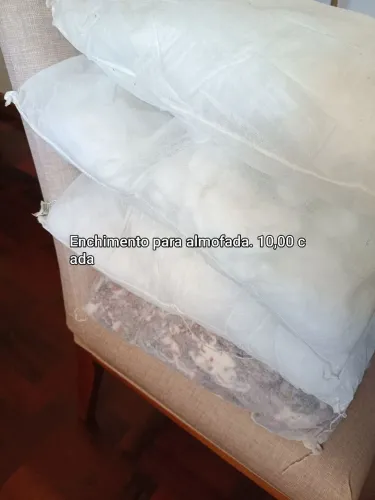 Enchimento para almofada.
