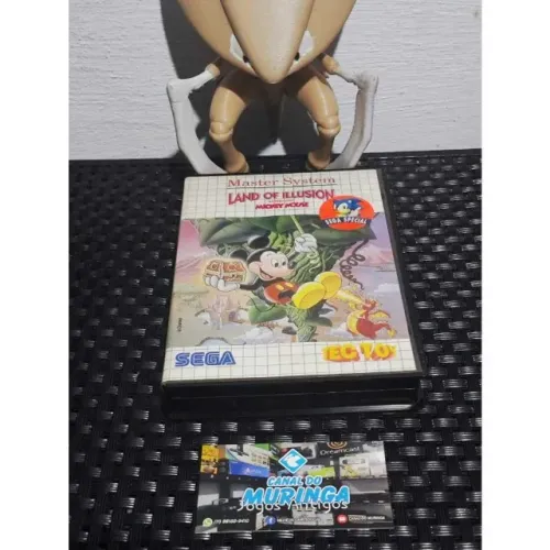 Land of Illusion - Master System - repro - Caixa de locadora