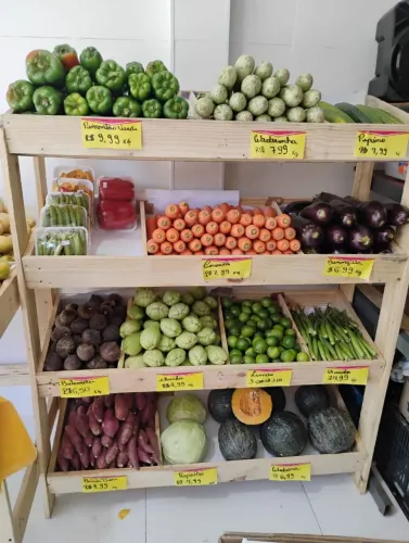 Prateleira de palete para hortfruti