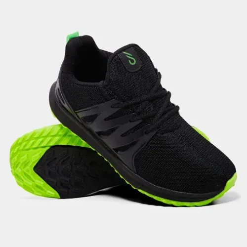 Tênis Spark Esportivo Masculino Com Cadarço Sk3057 Preto tam 41