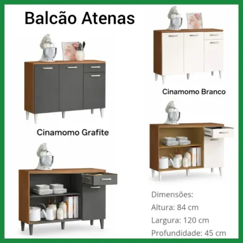 Balcão de cozinha 1.20