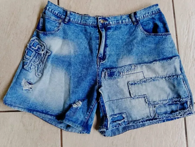 Bermuda jeans masculina n54/56 nova