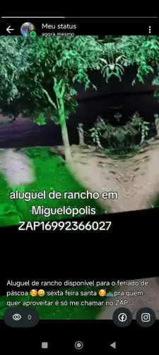 Aluguel de rancho em Miguelópolis