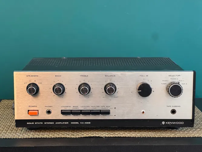 Amplificador Integrado Kenwood KA-4002 Vintage