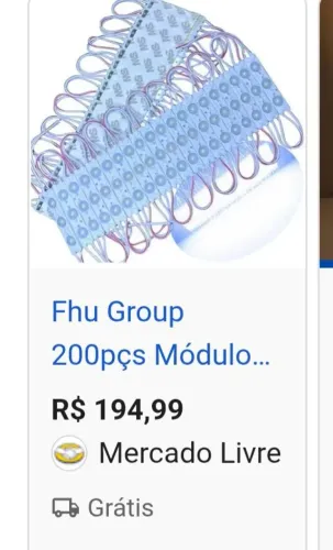 Modulos de led branco frio 2000 unidades