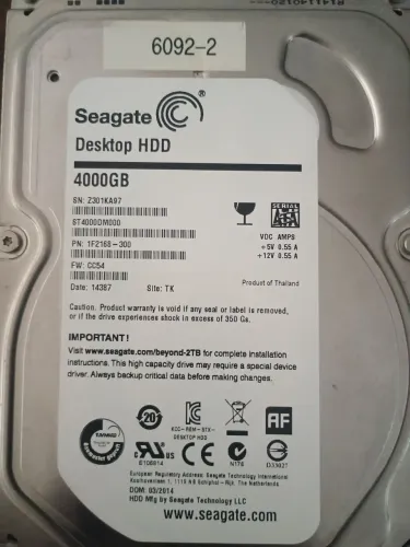 HD Externo 4 Tera bytes