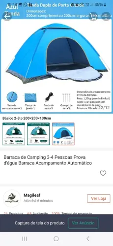 Barraca camping