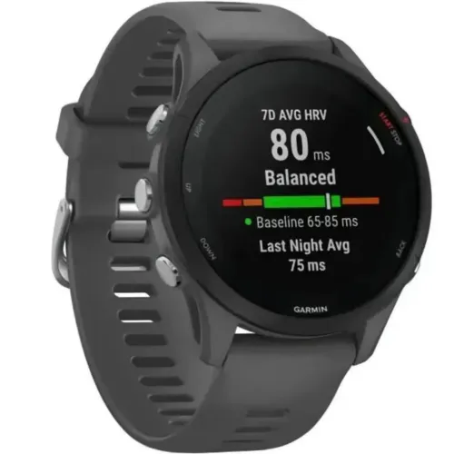 Relogio Garmin Forerunner 255 Grafitte de 46mm