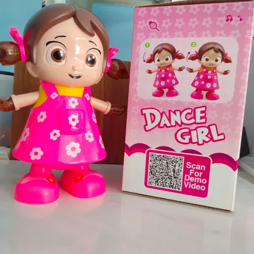 Boneca dançante ou dinossauro eletrônico movimento,luz e som 