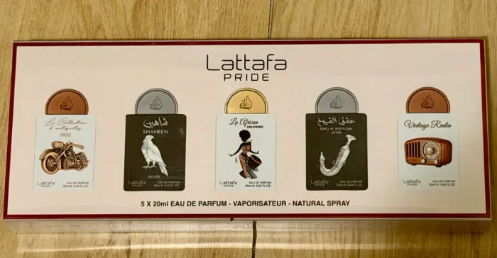 Kit Lattafa Pride Coleção Miniaturas 5x20ml - Original