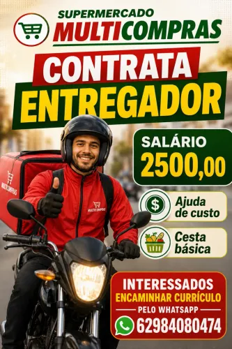 Vaga para entregador
