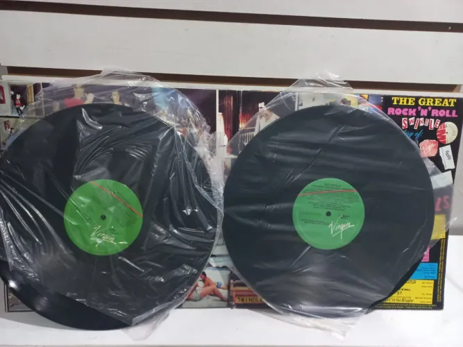 Disco de vinil antigo duplo