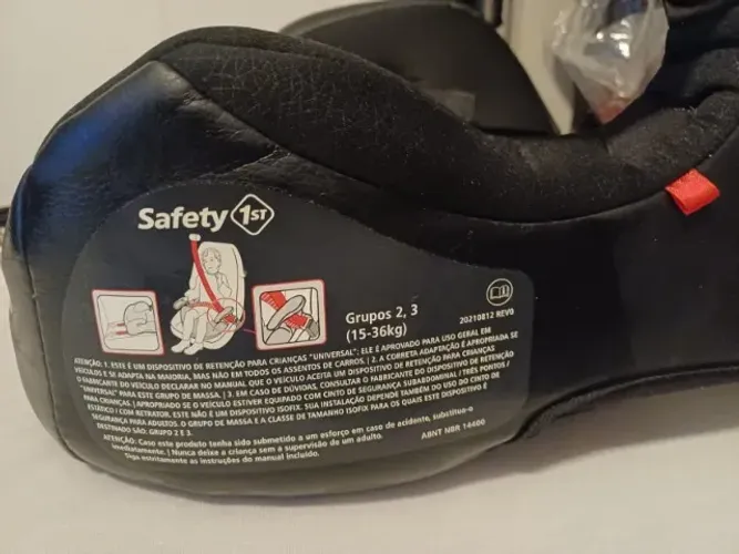 ASSENTO - Booster Safety 1st, Trackfix, com Isofix, Black