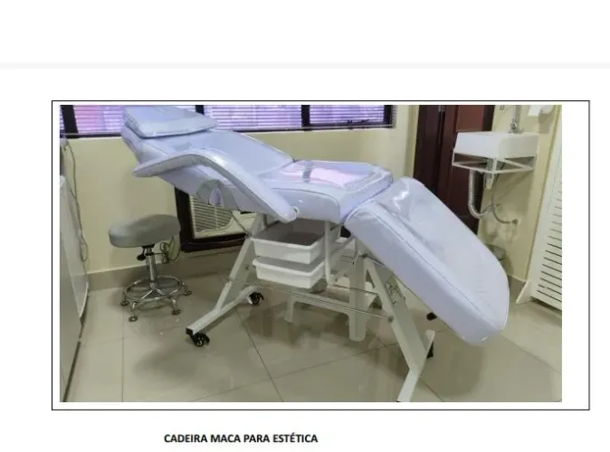 Cadeira maca para estética