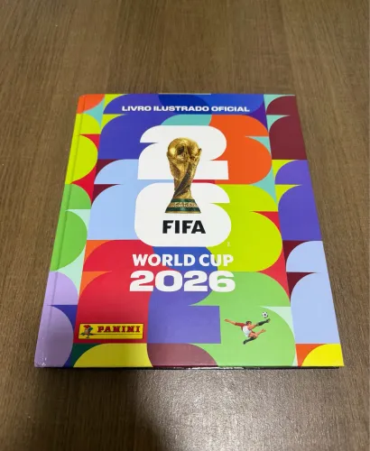 ÁLBUM CAPA DURA COPA 2026 COMPLETO EM PERFEITAS CONDIÇÕES