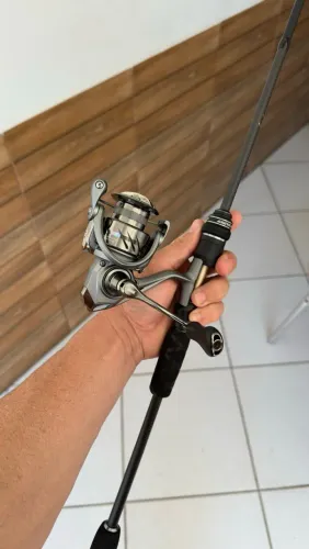 Kit pesca snook life molinete kingdom