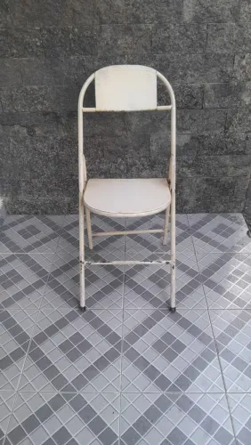 CADEIRA DE FERRO DOBRÁVEL 