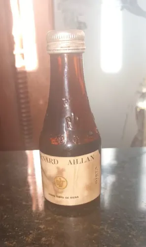 Garrafinha de vinho decorada