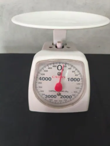 Título Sugerido: Balança de Cozinha Mecânica Camry - Capacidade 5kg - USADA