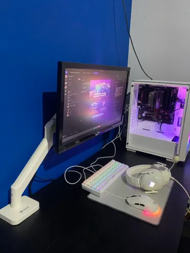 Setup Gamer Completo, Ryzen 7 5700G, Periféricos e Monitor