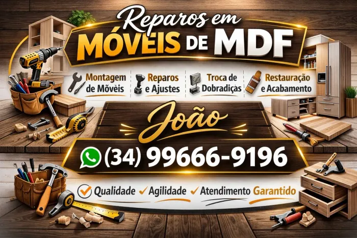 Reparos de Móveis em MDF em Geral Uberlândia Reformas .