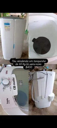 vendo esse tanquinho pouco tempo de uso estou vendendo porque comprei uma máquina